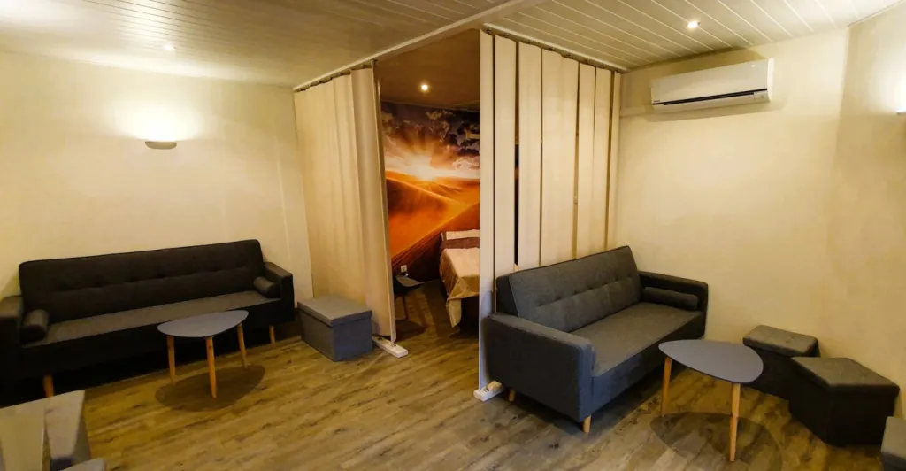 Salon les dunes chambre funéraire de Miribel Ain près de Lyon