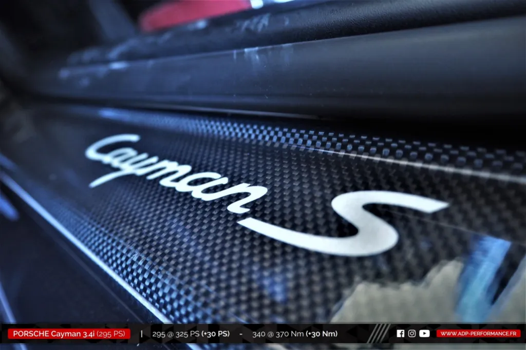 Reprogrammation moteur Pennes Mirabeau - Porsche Cayman S 3.4i 295cv - ADP Performance