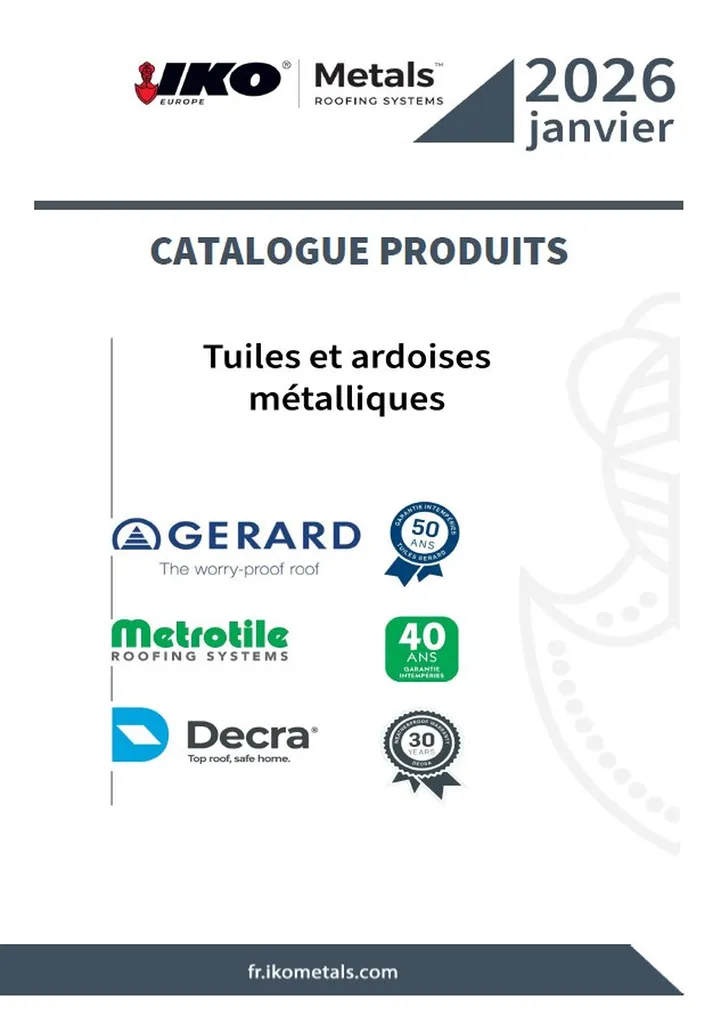 CATALOGUE PRODUITS IKO Metals France 01_2026