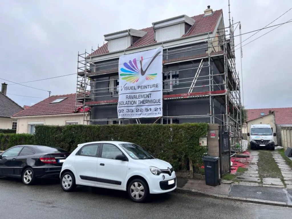 Visuel Peinture: entreprise de ravalement, peinture et pose de revêtement de sol sur Le Havre en Seine Maritime