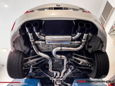 Installation catback non résonné Milltek BMW M2 Compétition 3.0 410 cv | ADP Performance Le Pontet 84130