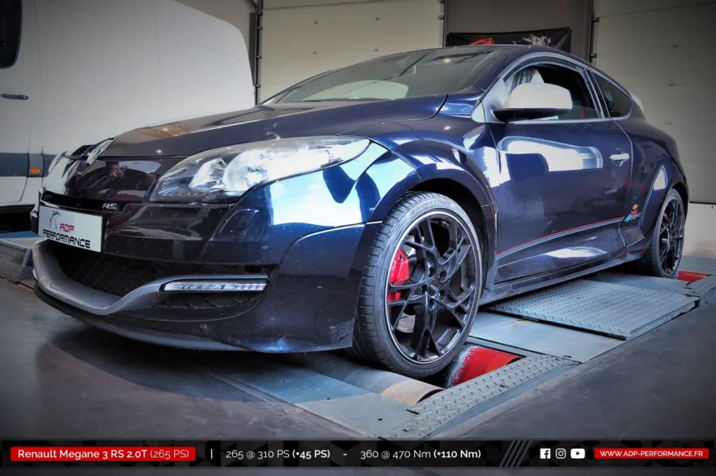 Reprogrammation moteur Salon de Provence - Renault Megane 3 (Ph3) RS 2.0T 265cv - ADP Performance