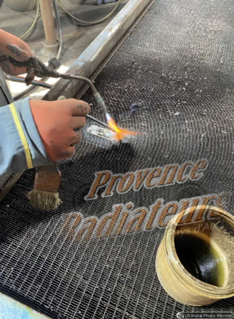 Soudure de réparation sur radiateur de refroidissement de Groupe Electrogène à Aix-en-Provence