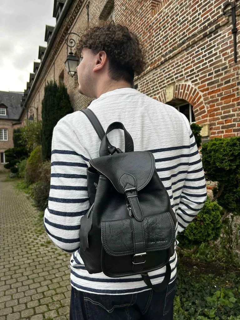 Sac à dos le Baroudeur Noir de Paul Marius disponible chez Evasion Eu