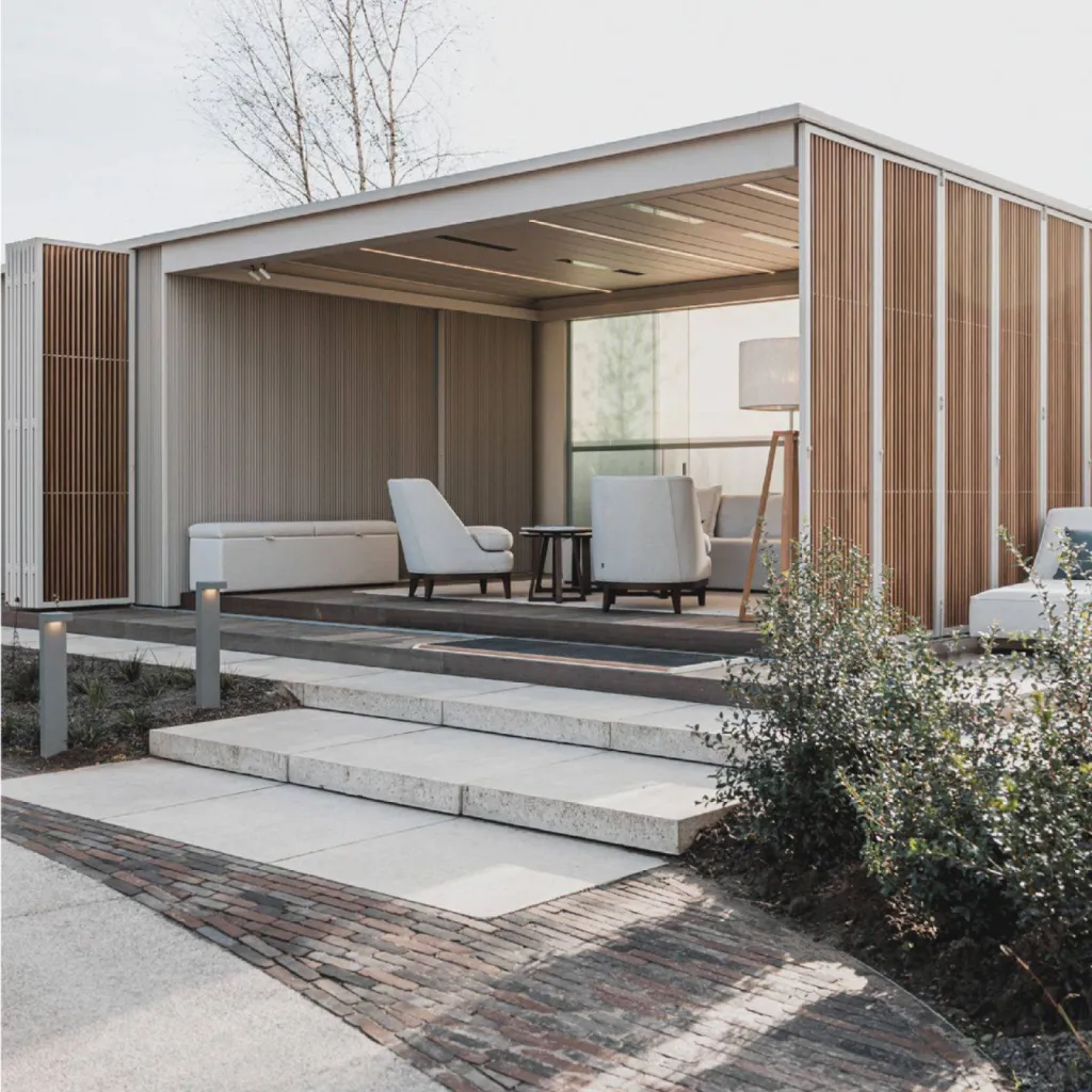 pergola bioclimatique sur mesure rossi renson