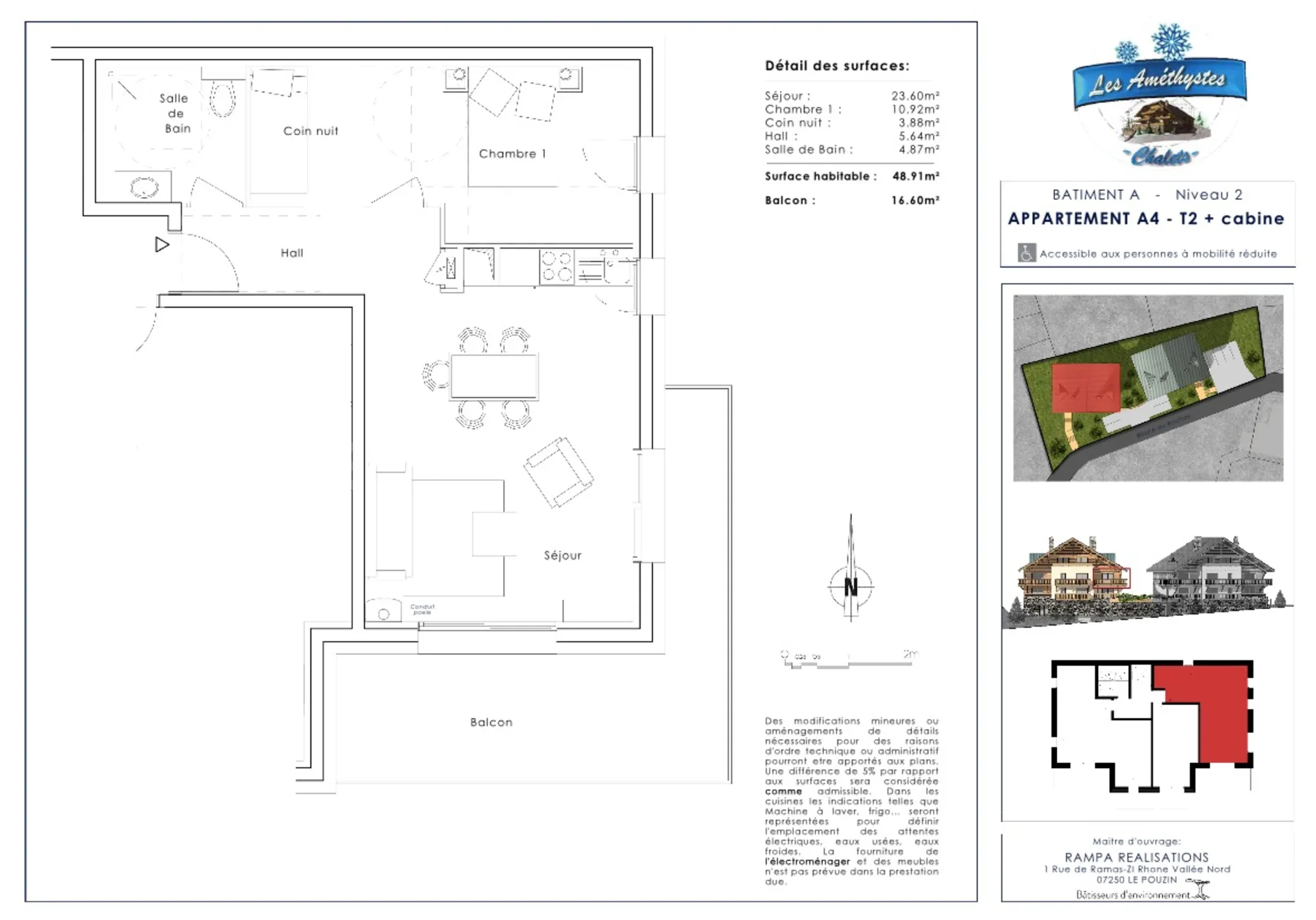 appartement A4 chalet A 