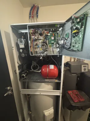  Dépannage remise en service d’une pompe à chaleur air eau Atlantic  à Montreuil