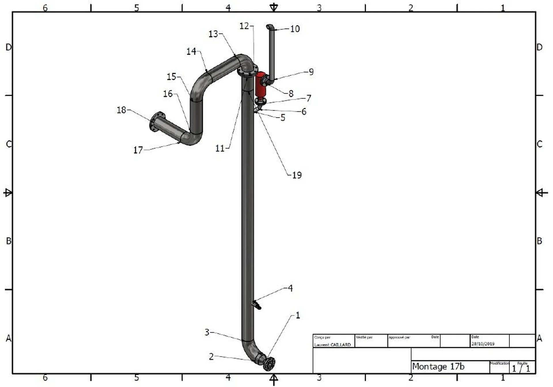 Plan isométrique TQC