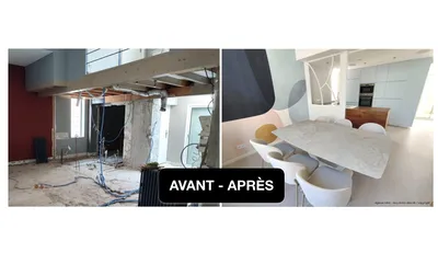 Décoration et rénovation complète d'une maison 13007 avant après