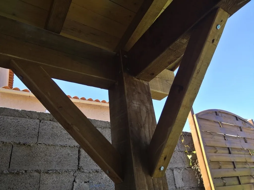 Construction d’abris de voiture à ossature en bois à Frontignan