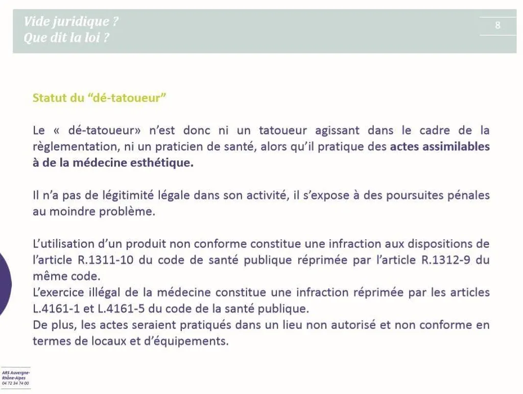Formation de détatouage à Lyon