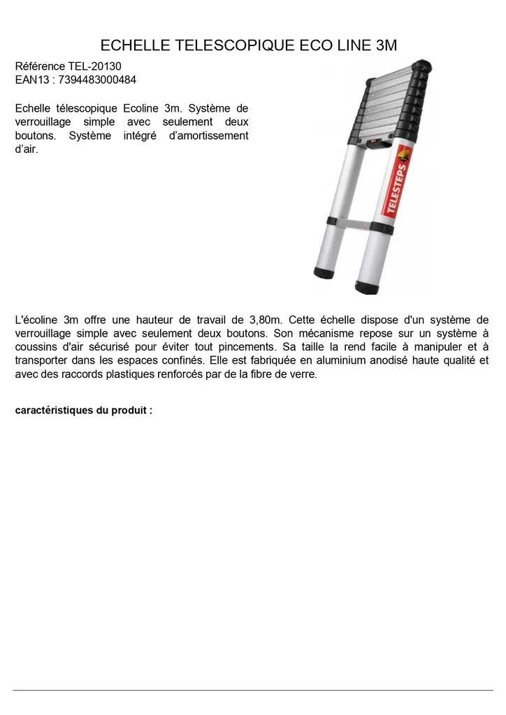 Echelle téléscopique