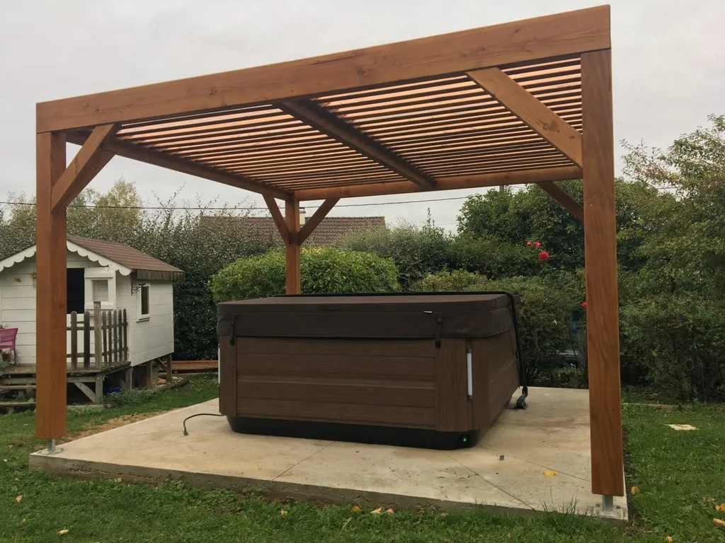 Pergola Mèze avec spa  