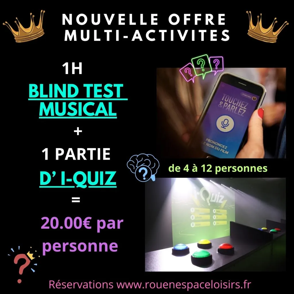 OFFRE BLIND TEST MUSICAL - IQUIZ