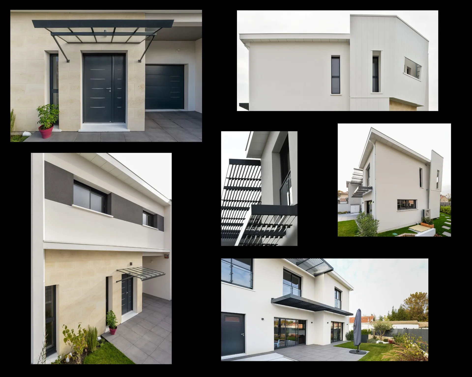Construction d'une grande maison contemporaine à étage en Gironde alliant design moderne et cadre de vie privilégié