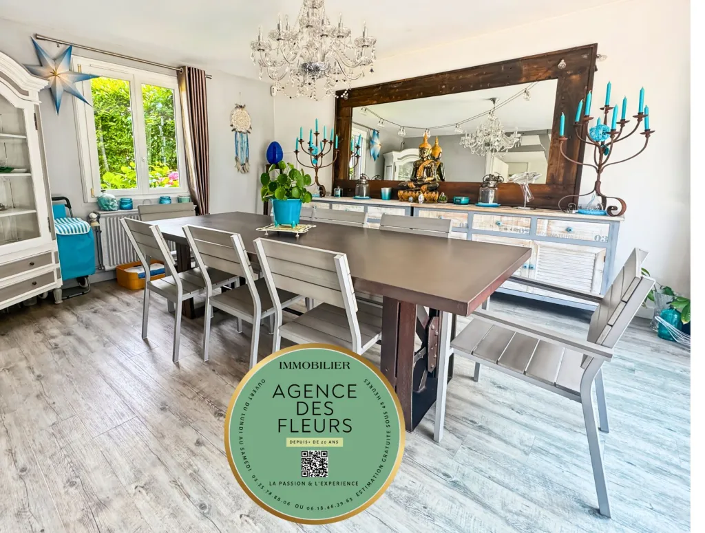 A saisir chaumière de 170 m² édifiée sur un terrain de 1963 m² sur la commune de BOSROUMOIS 27670