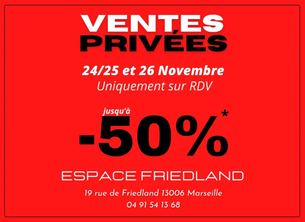 VENTES PRIVÉES