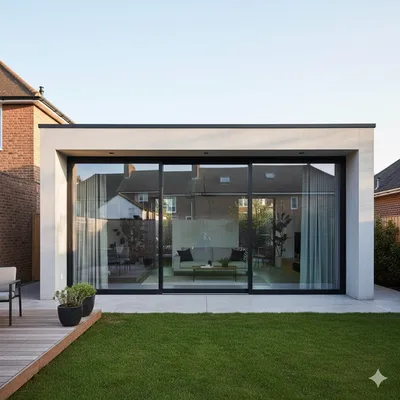 Baie vitrée XXL 3 vantaux 