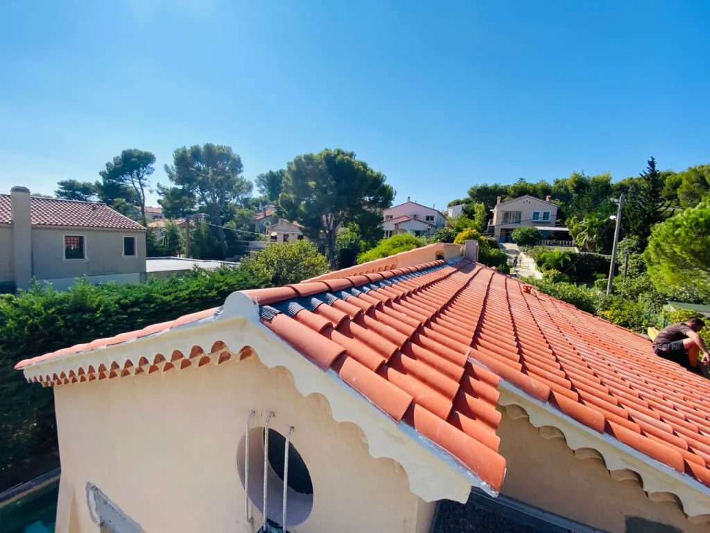 toiture terminée sur aix en provence