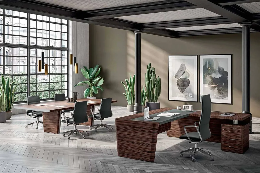 CONCEPTYS AMÉNAGEMENT aménage votre bureau direction au design contemporain à MARSEILLE 