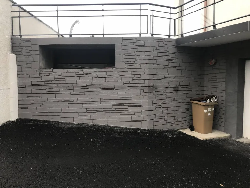 Soubassement de la Piscine EFFET PIERRE