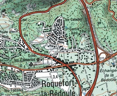 Vente terrain commercial roquefort la bedoule