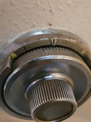 serrure à disque molette coffre fort