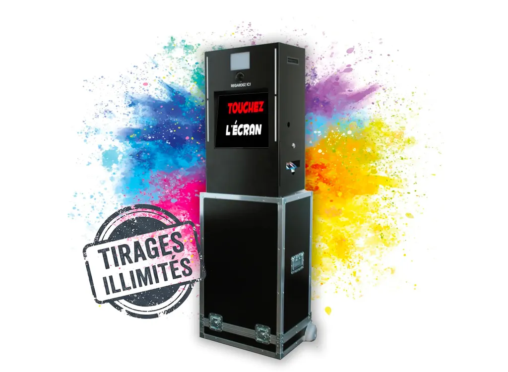 Photobooth Compact tirages illimités mariages anniversaires Marseille Aix-en-Provence