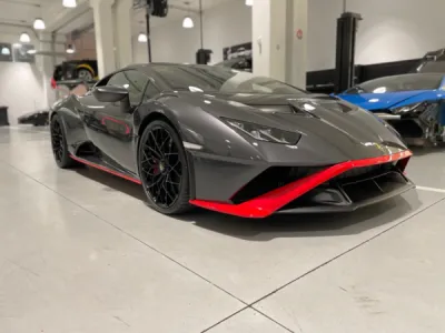 Traitement Céramique Lamborghini Huracan STO pour notre partenaire Lamborghini à Cannes dans le 06