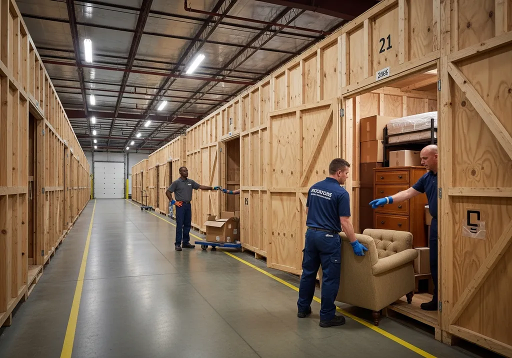 Transport de meubles avec mise en garde-meubles sécurisé pour prestations multi-étapes et itinéraires spécialisés autour d’Ampus