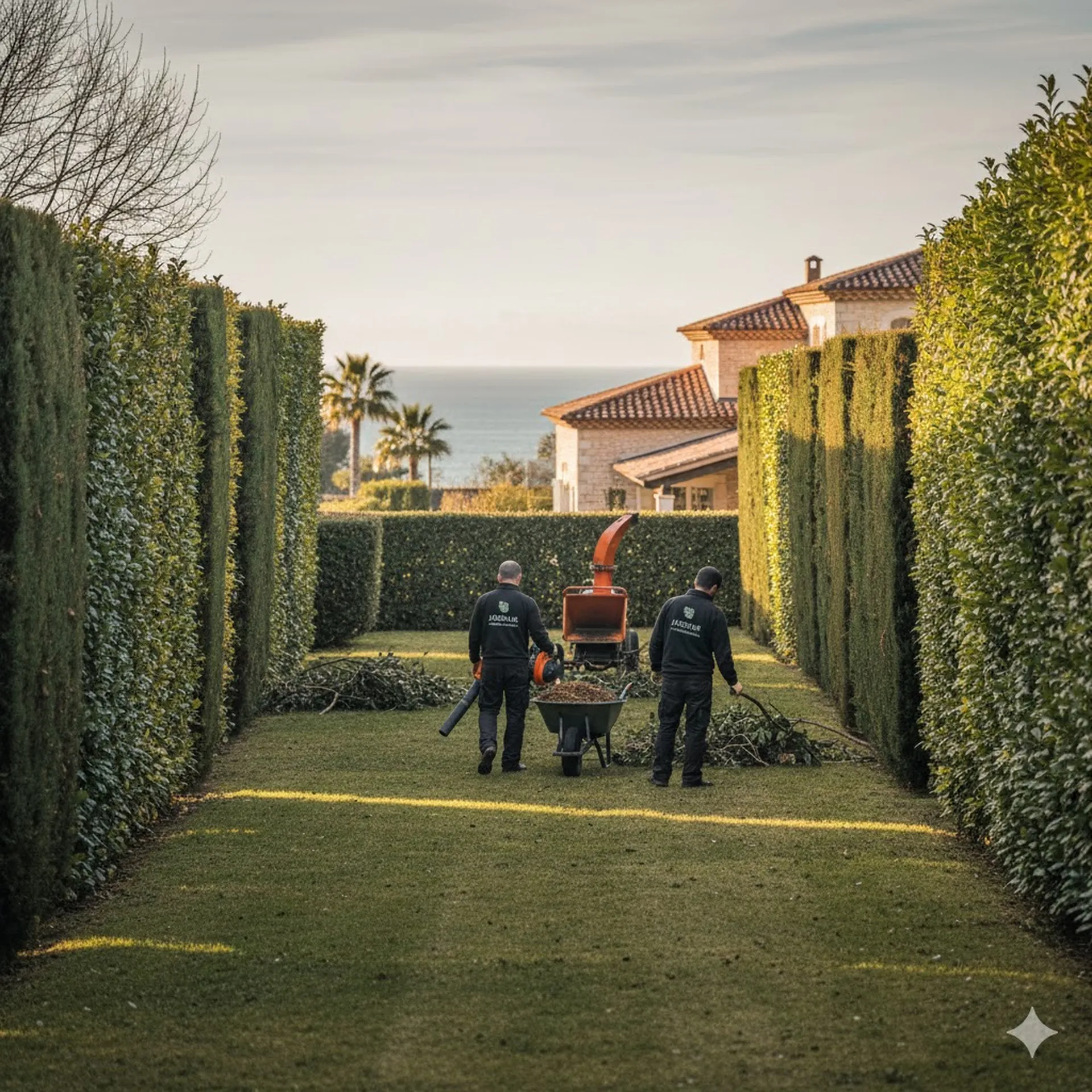Taille de haie hivernale à Toulon proche La Seyne Var