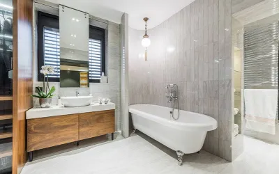 Salle de bain rénovée