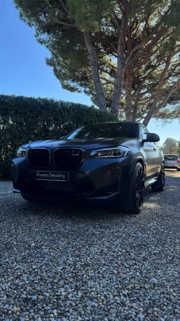 Covering: Conversion brillant à mat Film PPF satin XPEL STEALTH BMW X4M COMPETITION - Cannes 06