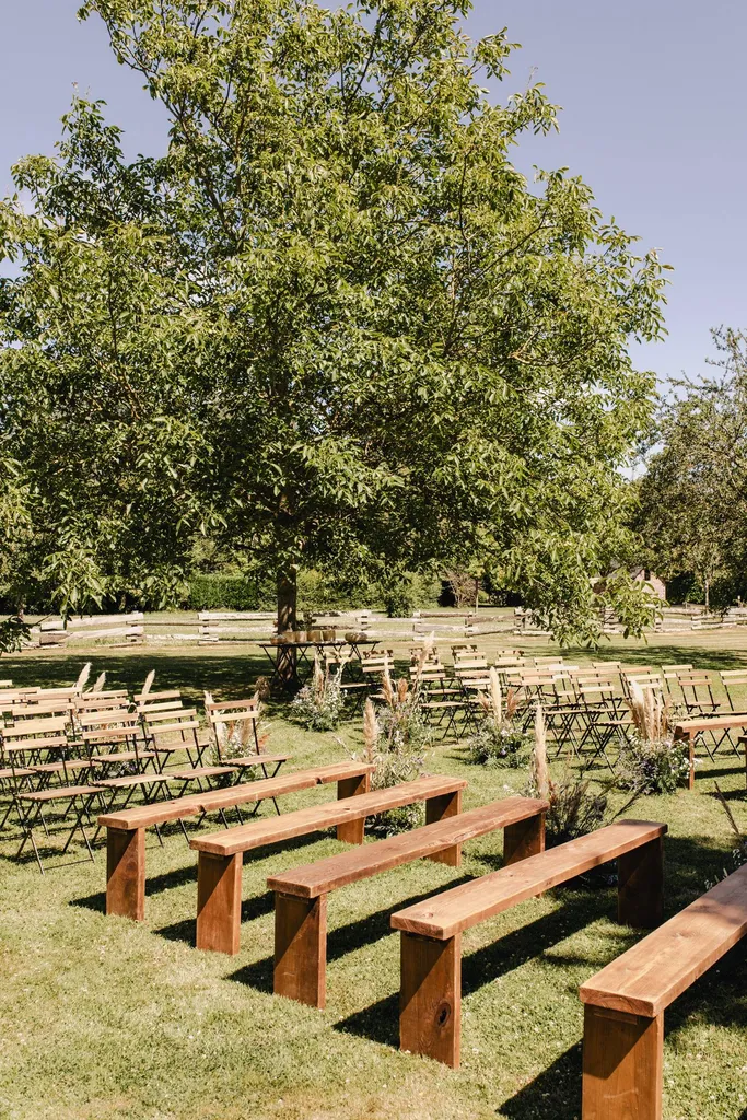location de banc en bois pour mariage