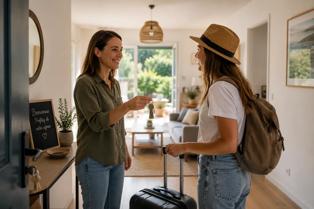 Accueil des voyageurs airbnb sur le bassin d'arcachon