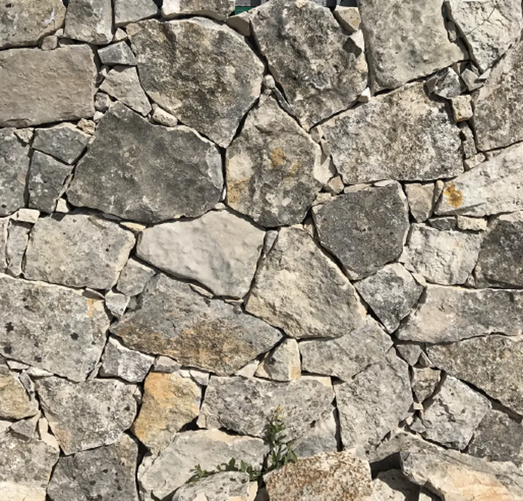 PIERRE SECHE MAGELLAN MIX GREY SUR ORANGE, BOLLENE & CARPENTRAS - 84 - VAUCLUSE