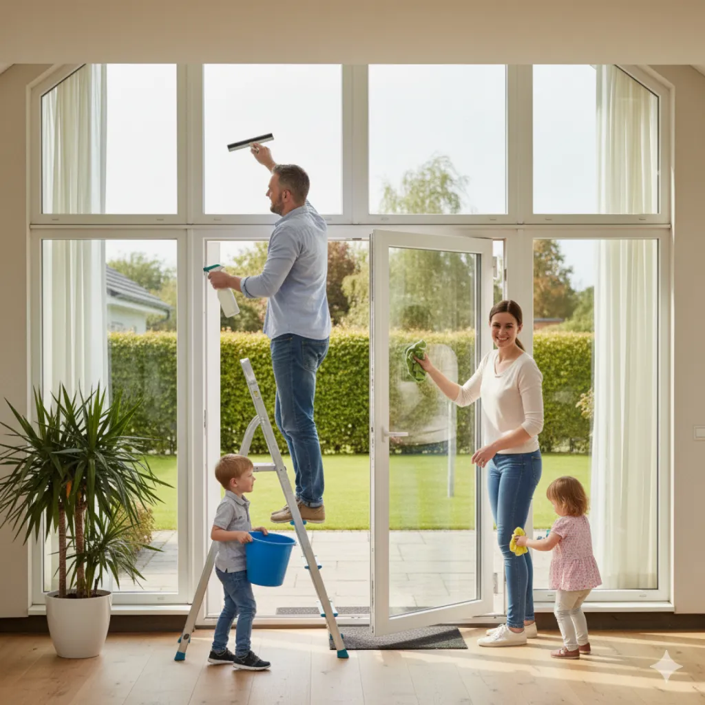 Nettoyage fenêtre de l'intérieur