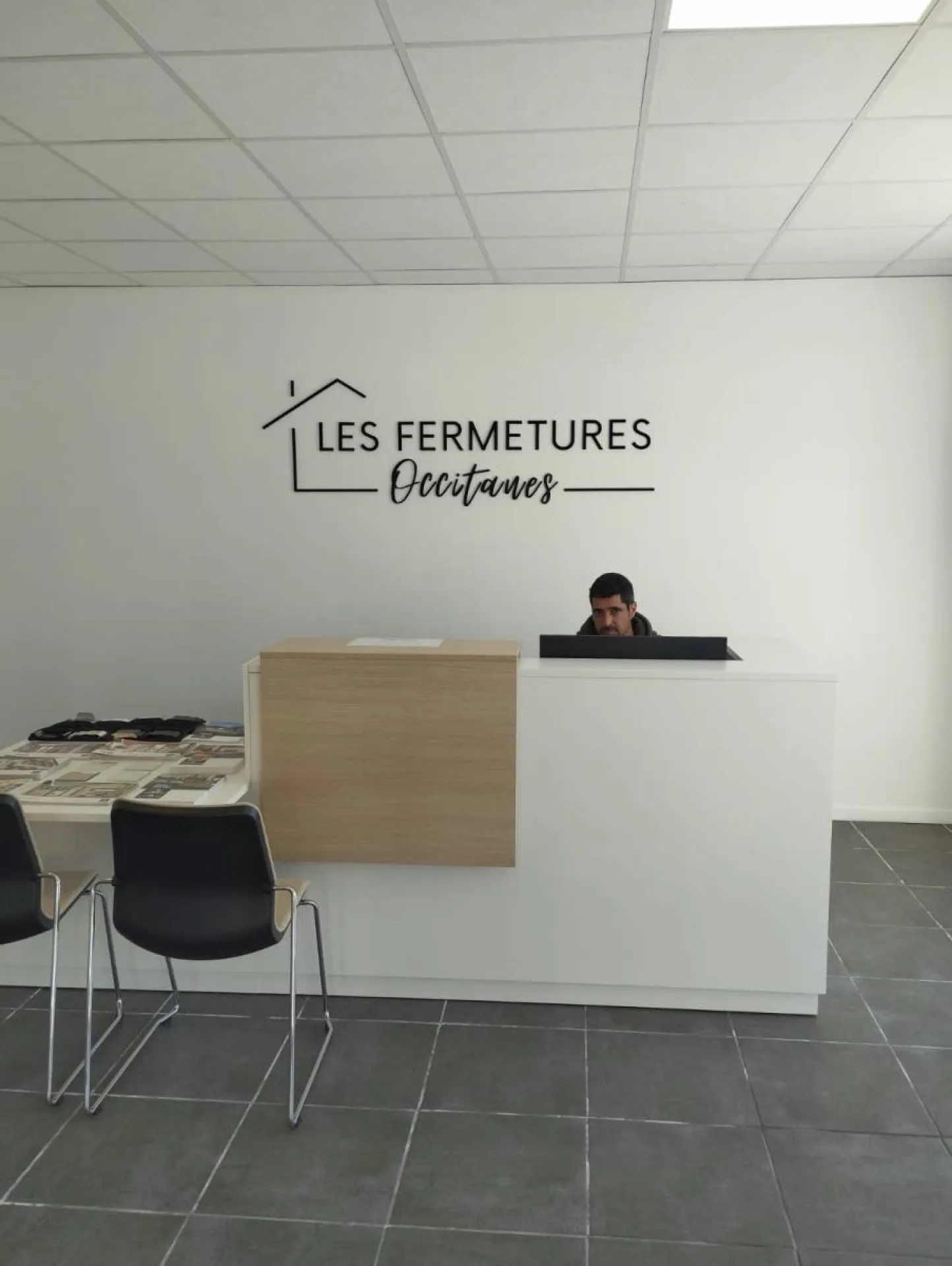 enseigne intérieure 3d  au vernet