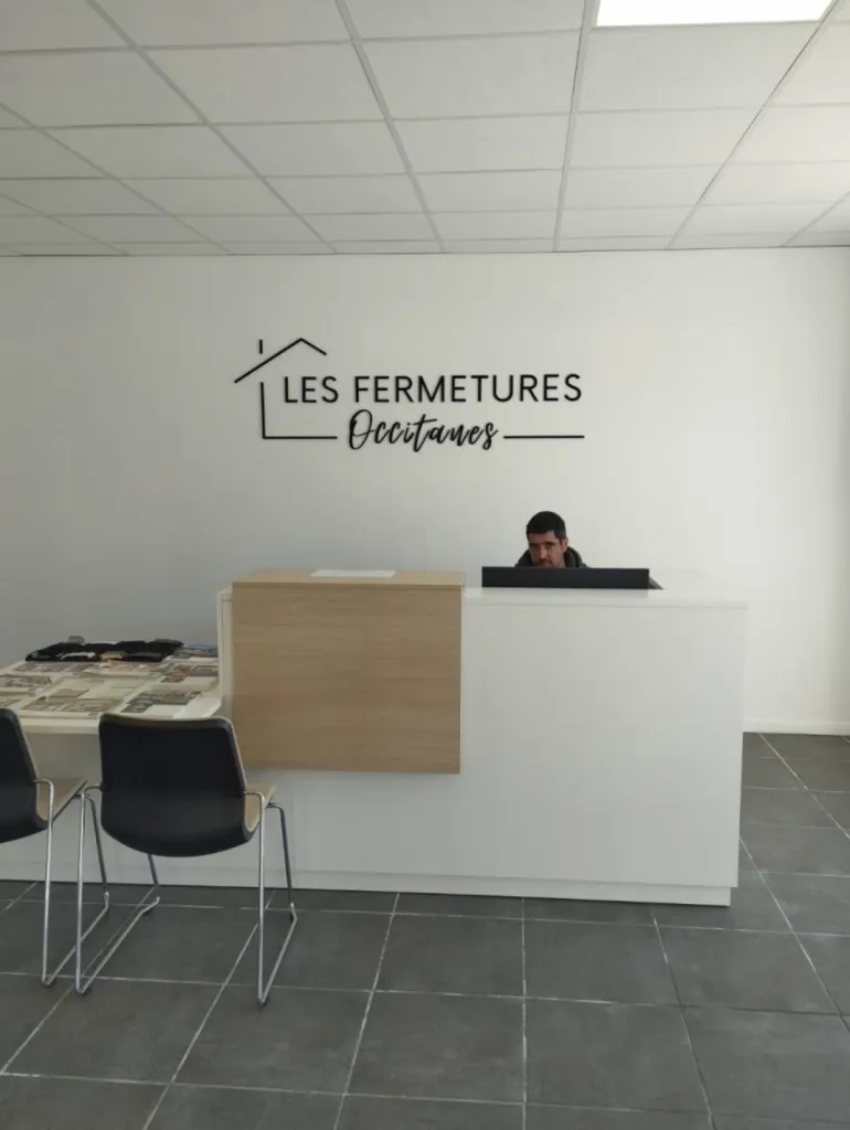 enseigne intérieure 3d  au vernet