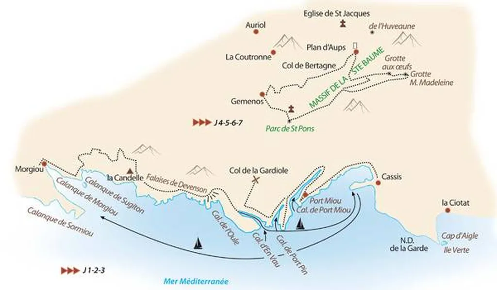 Découvrez les Joyaux Naturels : Consultez le Plan des Calanques de Cassis pour une Aventure Inégalée avec L'Eden Boat