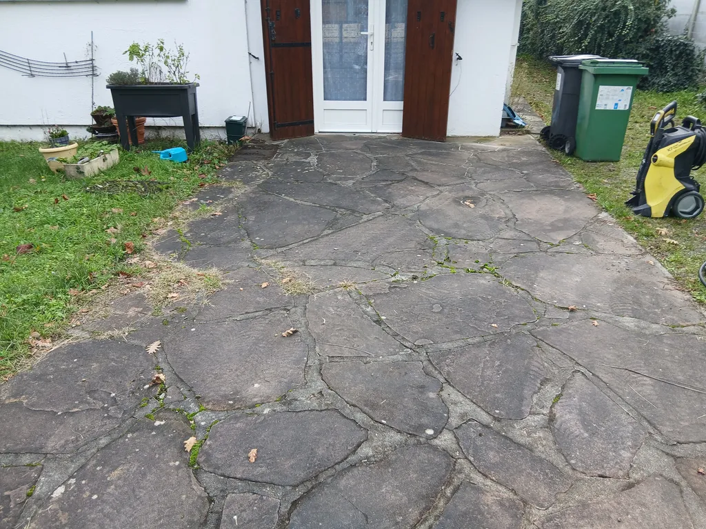Avant : dalles extérieures Villenave d'Ornon