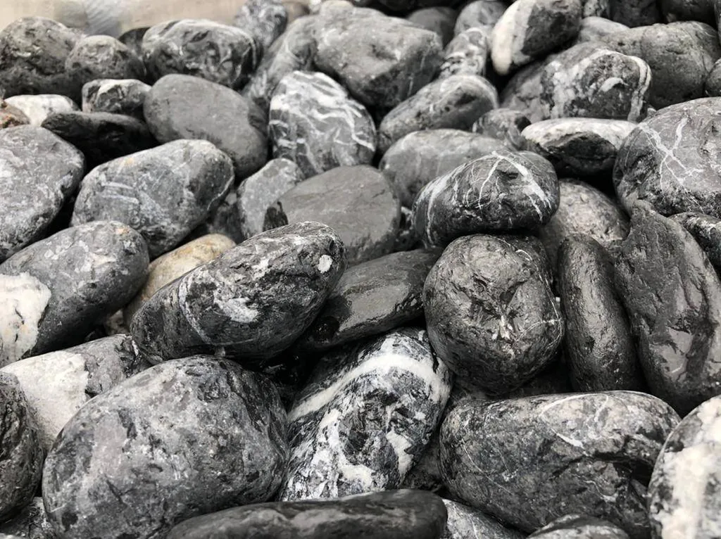 GALETS MARBRE BLACK AND WHITE 