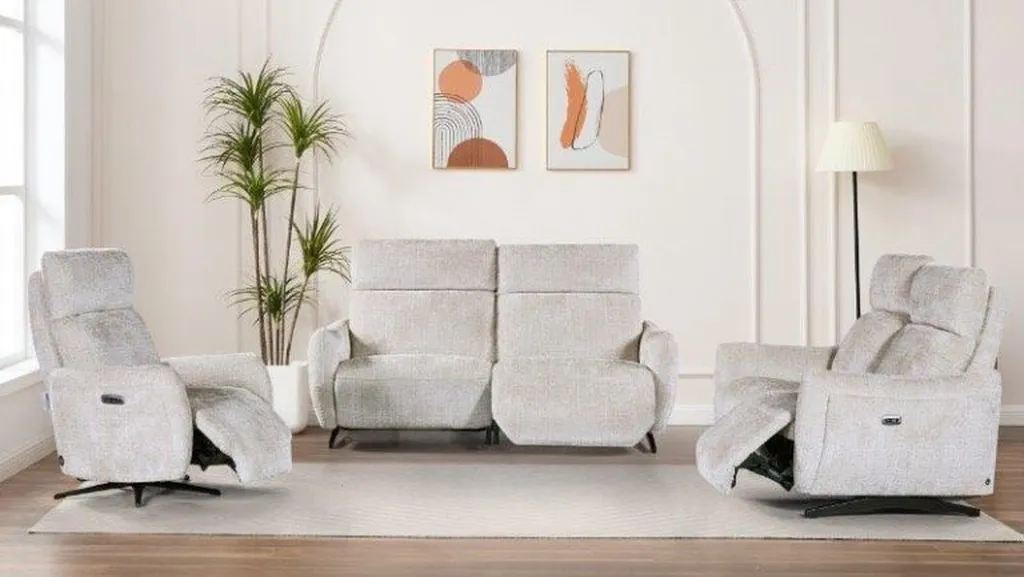 Vente d'un salon AURELIE fixe ou relax electrique de chez CONFORTLUXE
