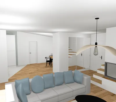 Rénovation et surélévation construction existante intégrant la création de piscine pour une maison à Venelles 13770 par Architecte DPLG et Architecte d’intérieur