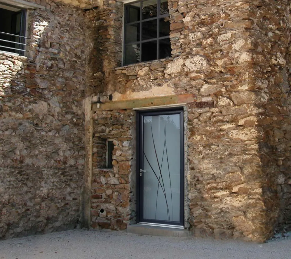 Porte d'Entrée PVC Puit de Lumière