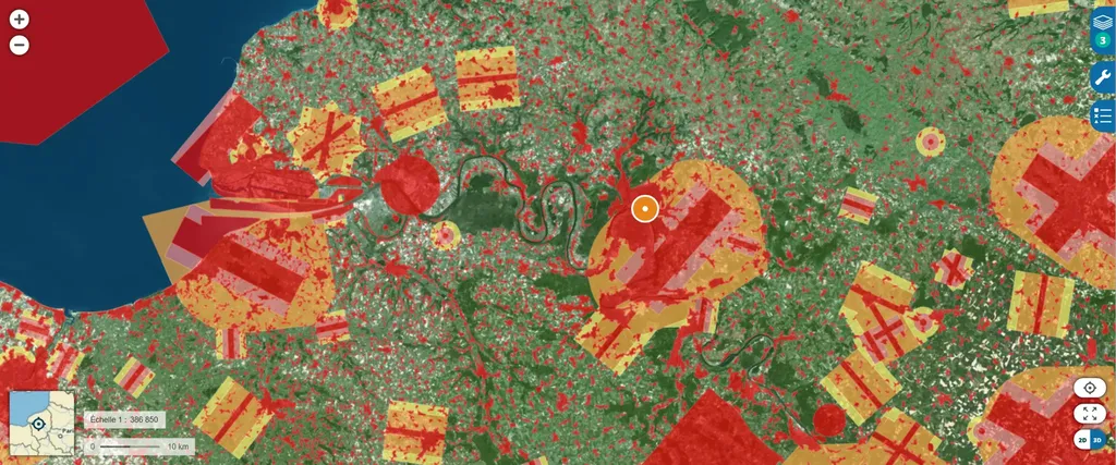 Géoportail l’allié du télépilote de drone