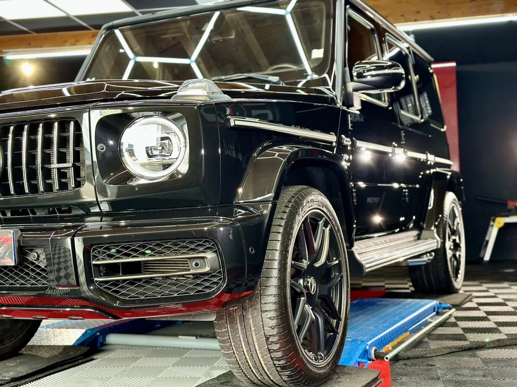 Protection carosserie traitement céramique lyon Mercedes G63 AMG