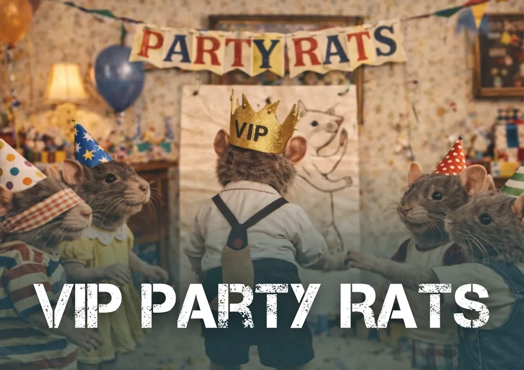 Book a Unique Birthday Experience - The VIP Party Rats Package!