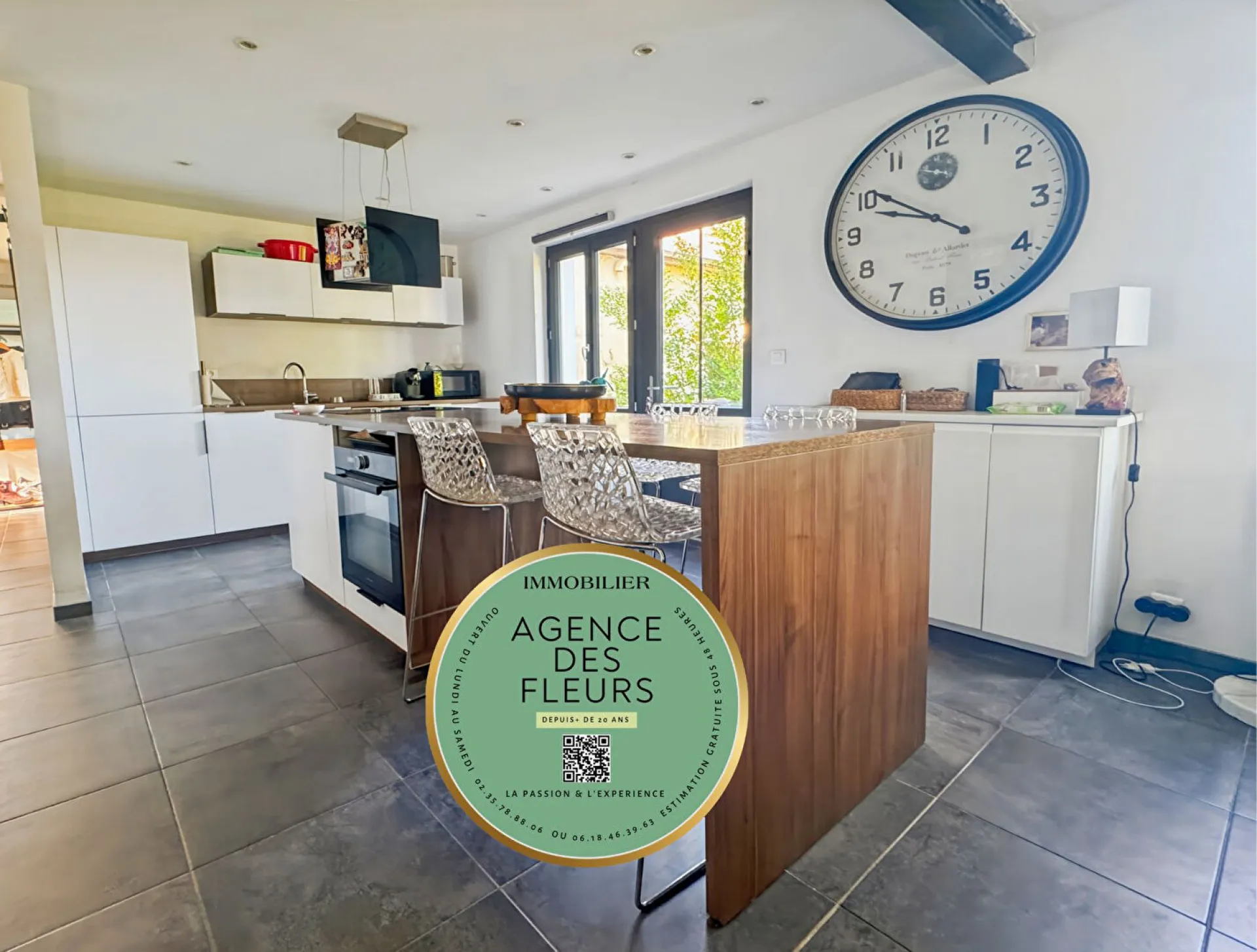 A vendre maison de 130 m² édifiée sur un terrain de 430 m² sur la commune de SAINT OUEN DU TILLEUL 27670