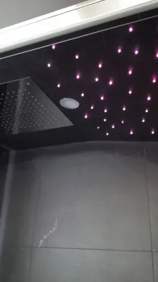 ciel étoilé epoxy dans hammam